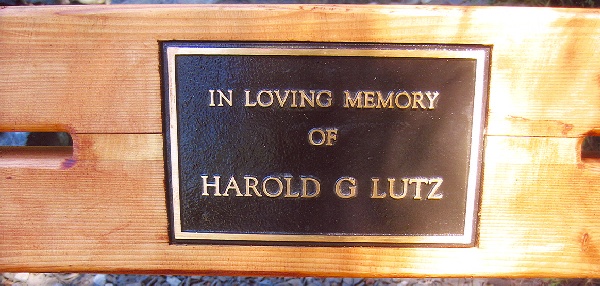In Loving Memory of Harold G Lutz